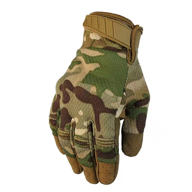 Тактичні рукавиці повнопалі із захистом Multicam L - изображение 2