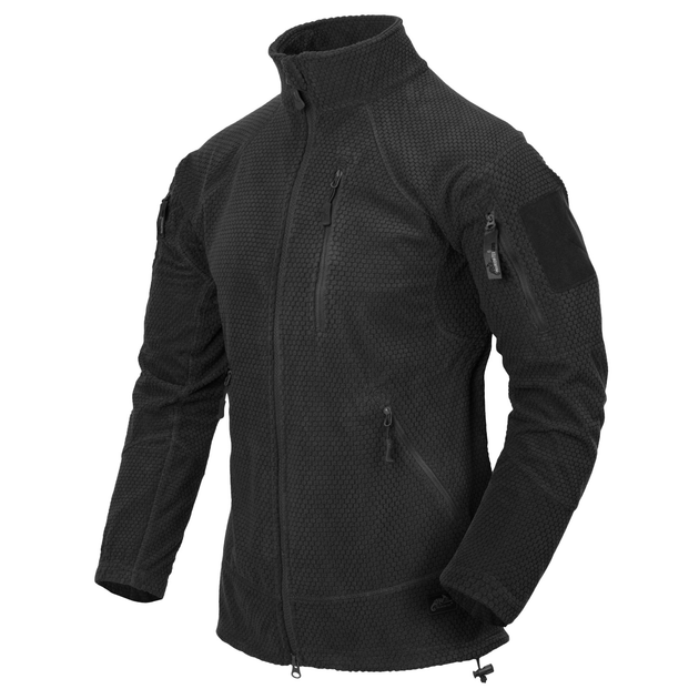 Кофта флісова Helikon-Tex Alpha Tactical Jacket Чорний 3XL - изображение 1