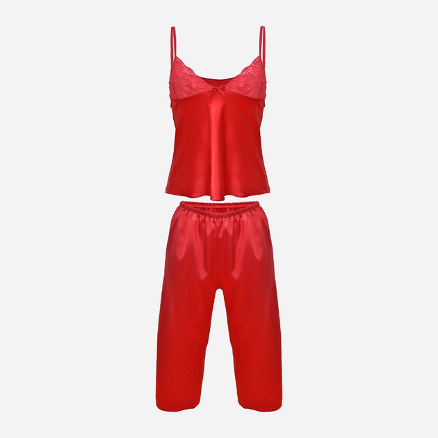 Piżama erotyczna (podkoszulek + bryczesy) DKaren Set Emma 2XL Red (5901780621599) - obraz 2