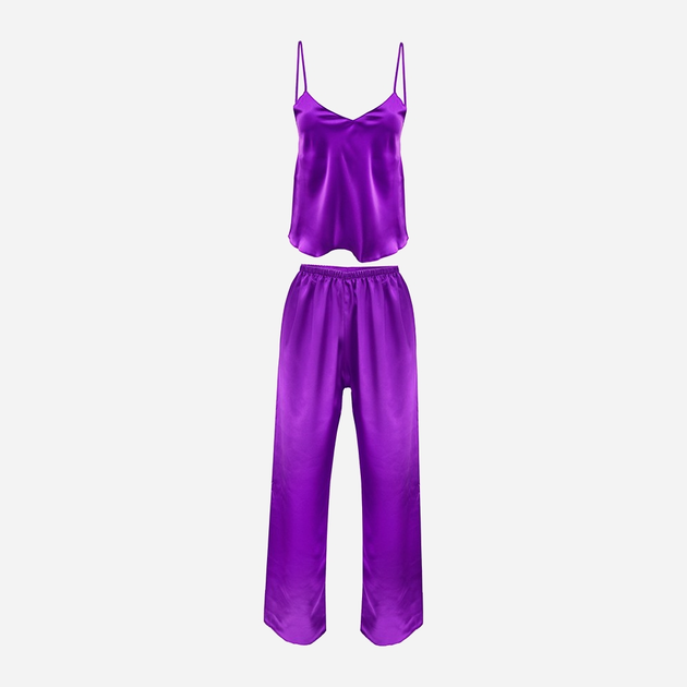 Piżama (podkoszulek + spodnie) DKaren Set Iga S Violet (5901780630393) - obraz 1
