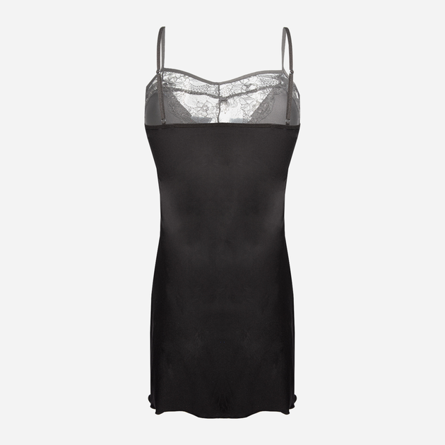 Koszula nocna damska DKaren Slip Aria XL Czarna (5902686565987) - obraz 4
