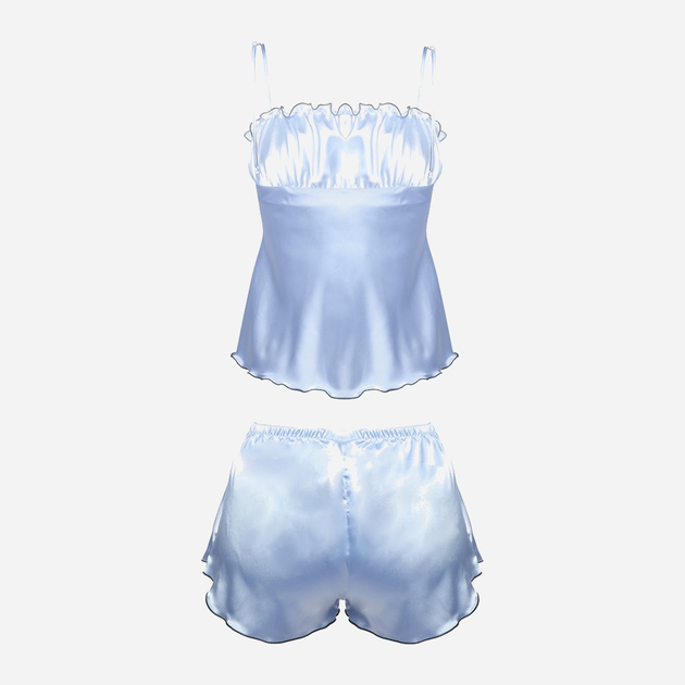 Акція на Піжама (майка + шорти) DKaren Set Elwira 2XL Light Blue від Rozetka