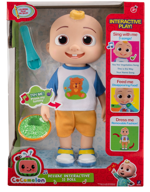 Lalka interaktywna Jazwares Cocomelon Interaktywny JJ Deluxe 36 cm (191726397960) - obraz 7