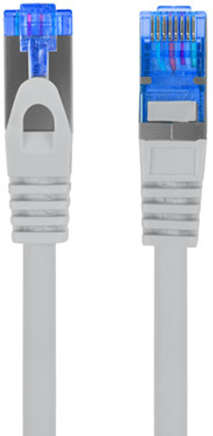 Патч корд Lanberg CAT.6a SFTP 2 м Сірий (PCF6A-10CC-0150-S) - зображення 2
