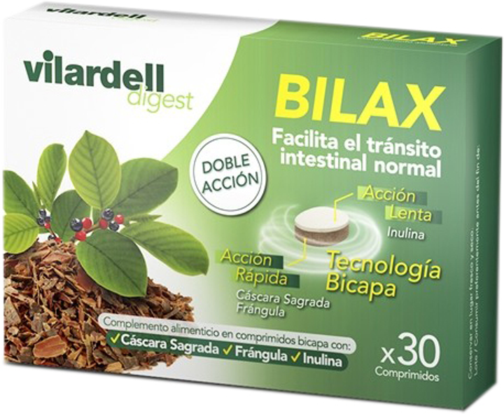 Дієтична добавка Vilardell Digest Bilax 30 таблеток (8470001892447) - зображення 1