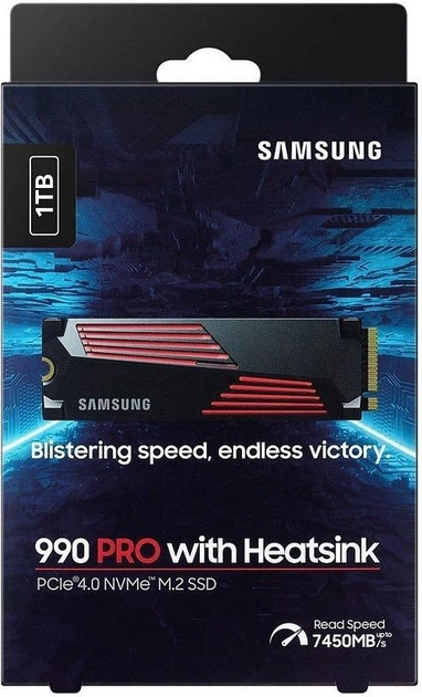 SSD диск Samsung 990 Pro 1TB M.2 PCIe 4.0 x4 V-NAND 3-bit