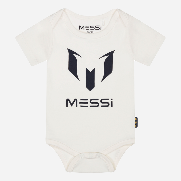 Боді для малюка Messi S49301-2 50-56 см White (8720815172007) - зображення 1