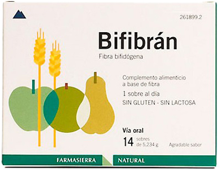 Дієтична добавка Farmasierra Bifibran Fibra Bifidogena 5 г 14 шт. (8470002618992) - зображення 1
