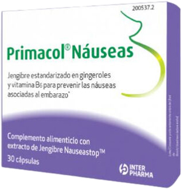 Дієтична добавка Inter Pharma Primacol Nausea 30 капсул (8470002005372) - зображення 1