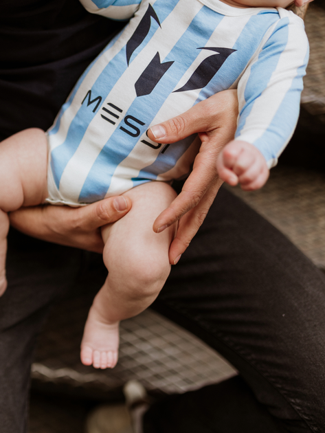 Дитяче боді для хлопчика Messi S49307-2 86-92 см Light Blue/White (8720815172274) - зображення 5
