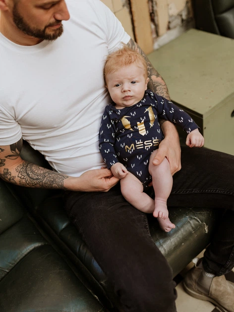 Body niemowlęce dla chłopca Messi S49308-2 50-56 cm Białe (8720815172281) - obraz 5