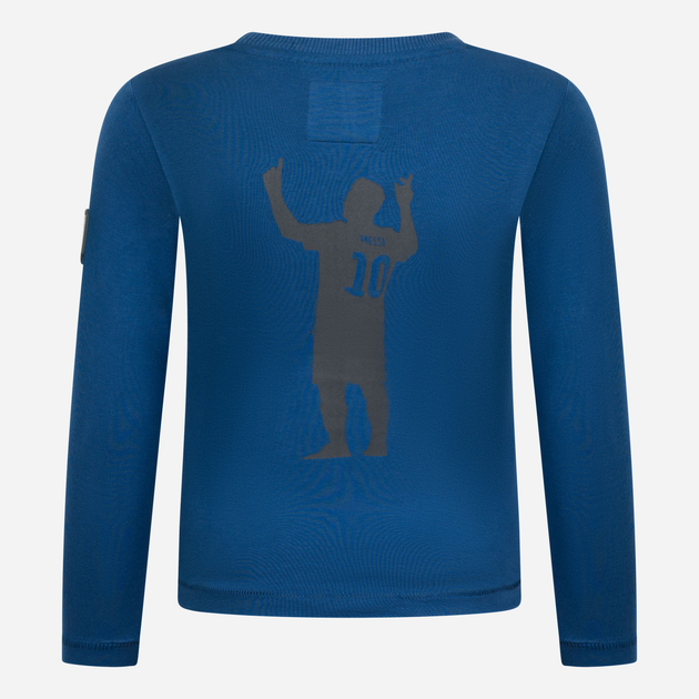Дитяча футболка з довгими рукавами для хлопчика Messi S49406-2 98-104 см Niebieska (8720815174797) - зображення 2