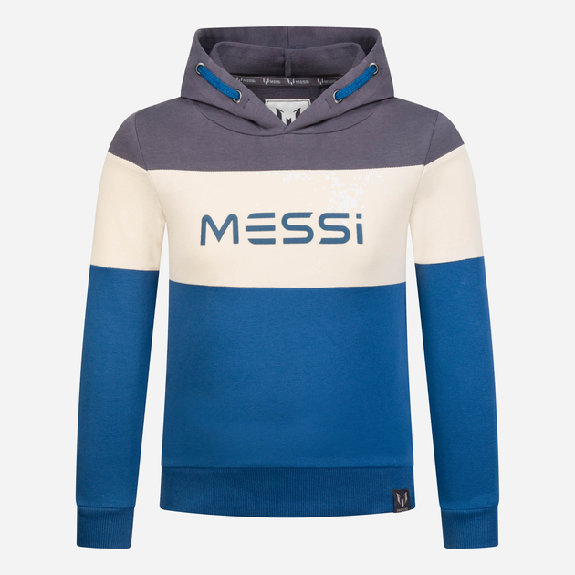 Bluza z kapturem chłopięca Messi S49416-2 86-92 cm Ciemnoszara (8720815175282) - obraz 1