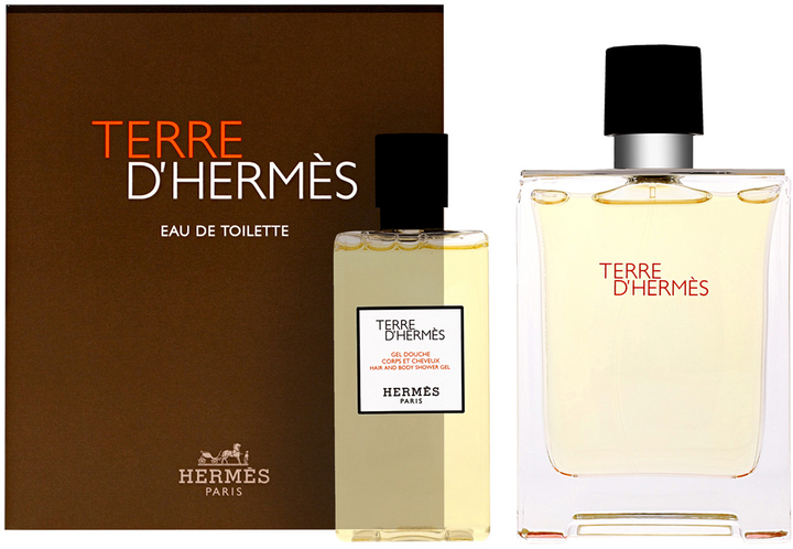 Zestaw Hermes Terre D'hermes Coffret Eau De Toilette 100 ml + Żel pod prysznic 80 ml (3346130010630) - obraz 1