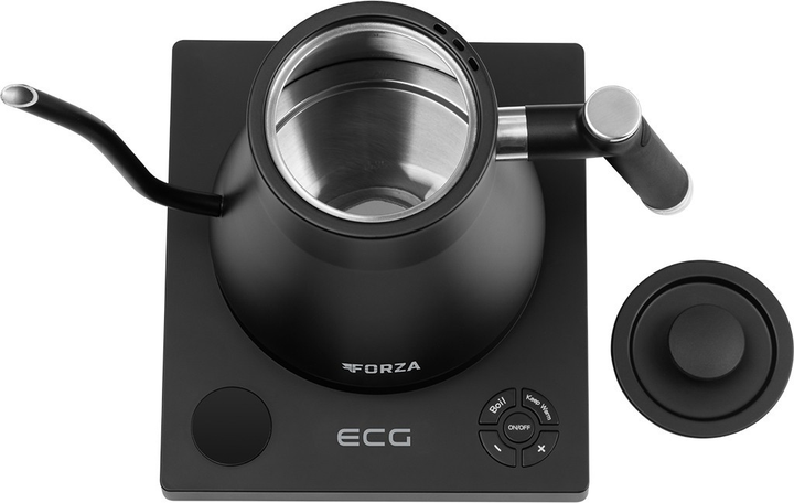 Электрочайник с термометром ECG Forza 8000 Pour over Nero (3438) - изображение 4