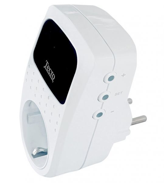 Реле напряжения Tecro sf-7w, White, 1 розетка (220 в/50 Гц), до 16 a ...