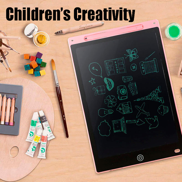 Планшет графический для рисования, заметок 8.5" LCD Writing Pad Black ...