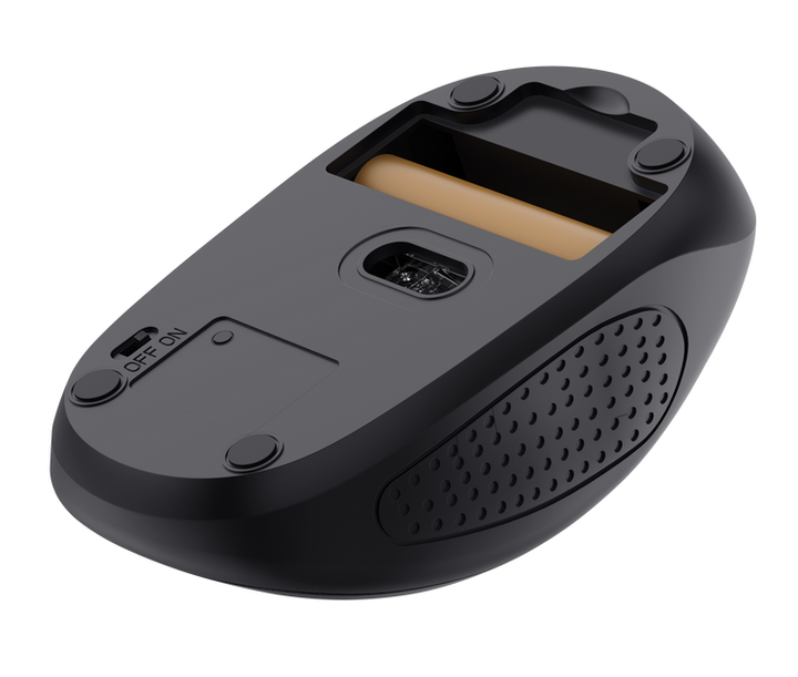 Миша бездротова Trust Primo, Black, Bluetooth, оптична, 1600 dpi, 3 кнопки, 2xAAA (24966) - зображення 4