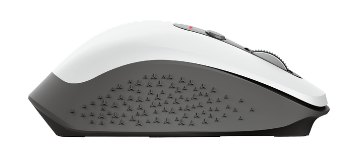 Мышь беспроводная Trust Ozaa Rechargeable, White, оптическая, 800/1200/1600/2400 dpi, 6 кнопок, эргономичный дизайн, встроенная ионно-литиевая батарея (24035) - изображение 6