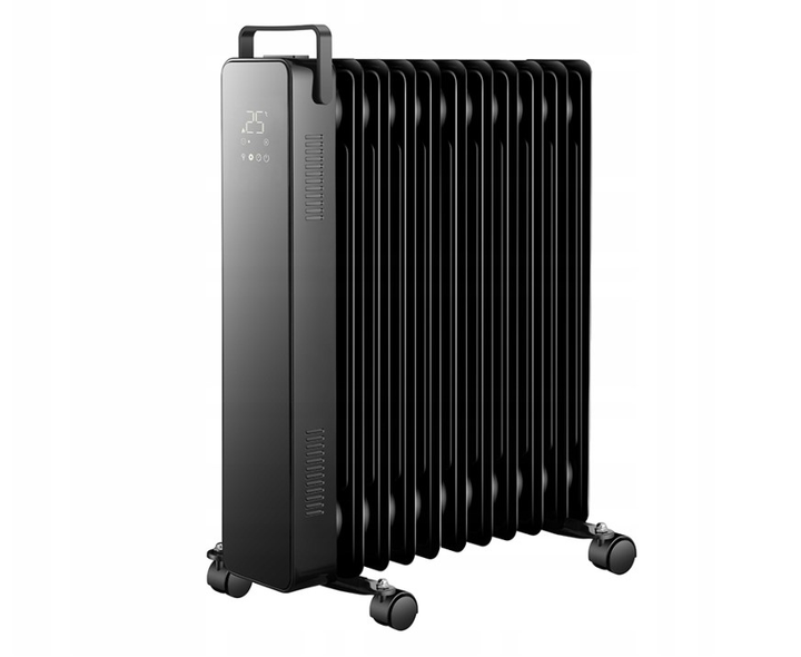 Электрический масляный радиатор EBERG RG11 Black Wi-Fi 2500 Вт 11 ...
