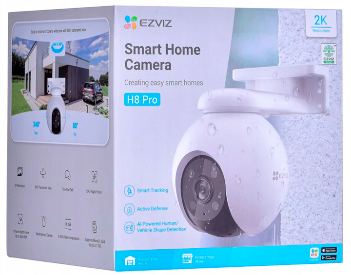IP-камера EZVIZ H8 Pro 3 МП (303102525) - зображення 13
