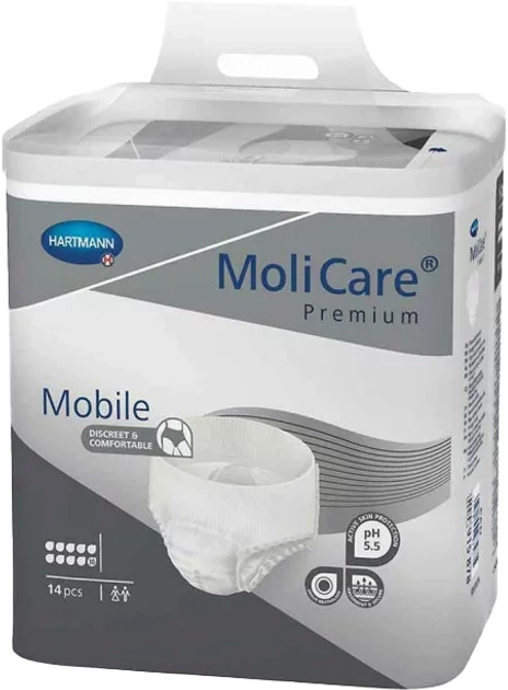 Pieluchomajtki Hartmann Molicare Premium Mobile 10d L (4052199275666) - obraz 1