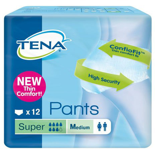 Труси-підгузки для дорослих Tena Pants Super M (7310791246741) - зображення 1