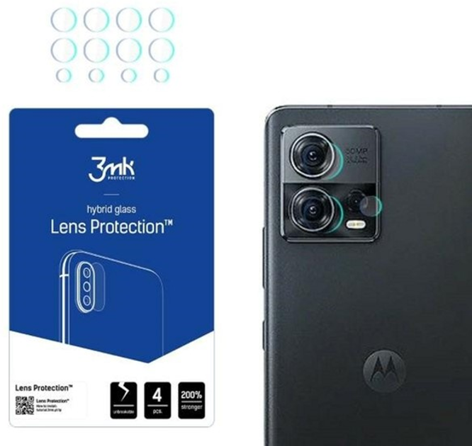 Комплект захисного скла 3MK Lens Protection для камери Motorola Edge 30 Fusion (5903108491891) - зображення 1