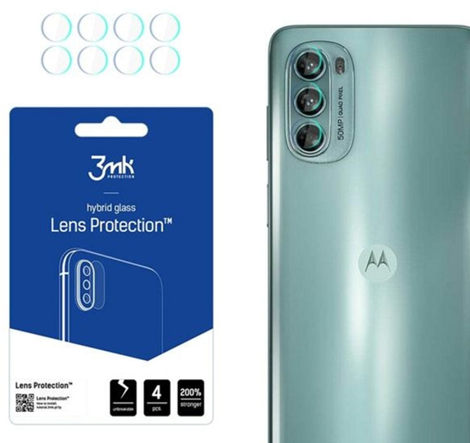 Комплект захисного скла 3MK Lens Protection для камери Motorola Moto G62 5G (5903108484992) - зображення 1