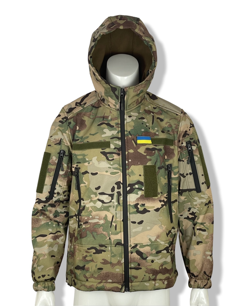 Демісезонна куртка Soft Shell мультикам Розмір 48 - изображение 1