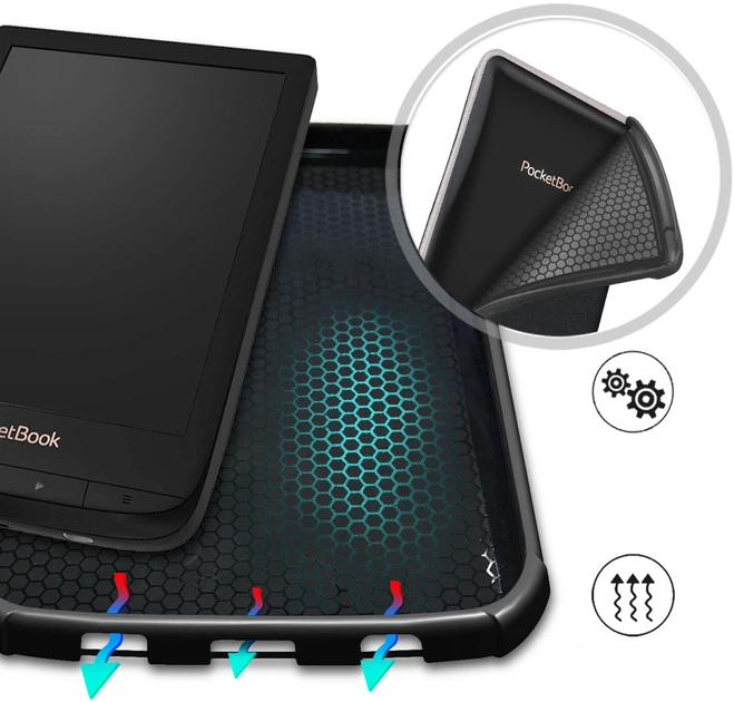 Чехол-книжка BeCover Smart Case для Pocketbook 6" 606 / 616 / 617 / 627 / 628 / 632 Touch HD 3 / 632 Plus / 632 Aqua / 633 Purple (BC_707154) - изображение 5