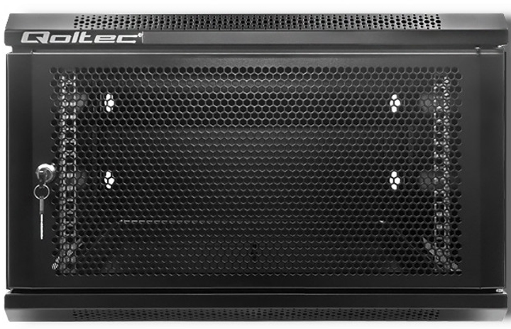 Серверна шафа Qoltec RACK 19" 6U 600 x 600 x 370 Перфоровані двері (5901878544885) - зображення 2