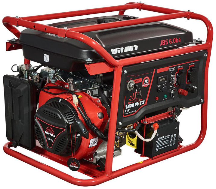 Генератор бензиновий Vitals JBS 6.0ba (00000001552182) - зображення 2