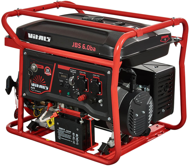 Генератор бензиновий Vitals JBS 6.0ba (155218W) - зображення 3