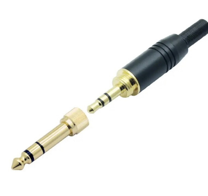 Разъем Jack mini 3,5 мм стерео с резьбой + переходник джек стерео 6 ...