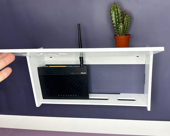 Полка для роутера Wi-Fi Рик и Морти коробка 40*20*10 см Белая – купить ...