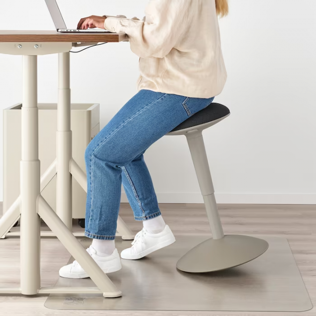 Стілець IKEA NILSERIK бежевий/темно-сірий 704.868.28 - Фото 6 Стілець IKEA NILSERIK бежевий/темно-сірий 704.868.28 - зображення 6