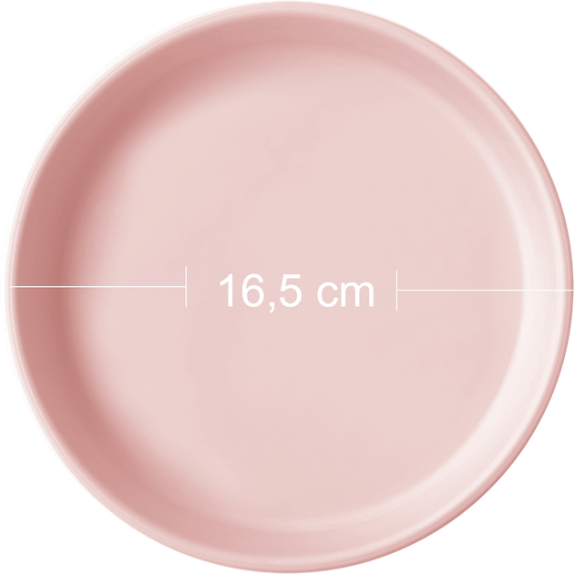 Тарелка силиконовая MinikOiOi Basics Pinky Pink (101050102) - изображение 2