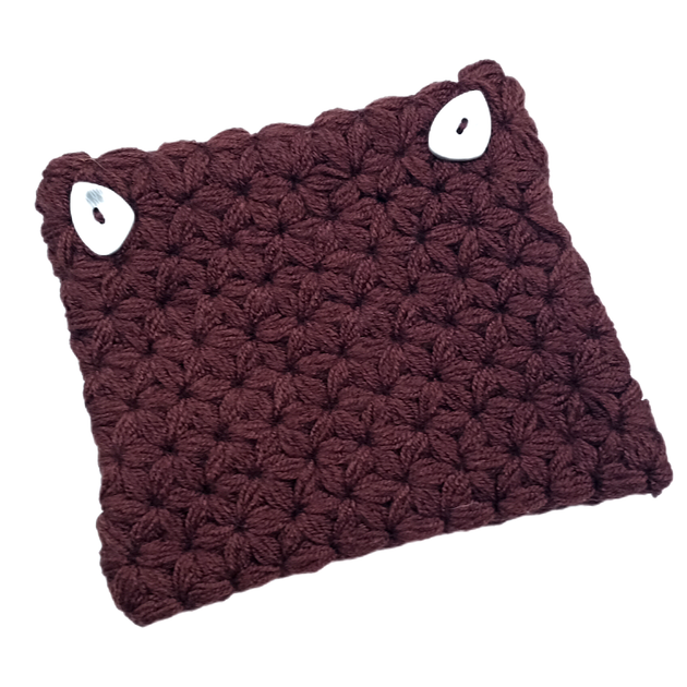 В'язана жіноча шапка - кішка, HandMade модна стильна коричнева шапка з вушками на кожен день від PRIGRIZ - Фото 3 В'язана жіноча шапка - кішка, HandMade модна стильна коричнева шапка з вушками на кожен день від PRIGRIZ - зображення 3