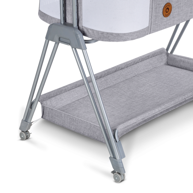 Кроватка приставная Lionelo LUNA GREY CONCRETE - изображение 4
