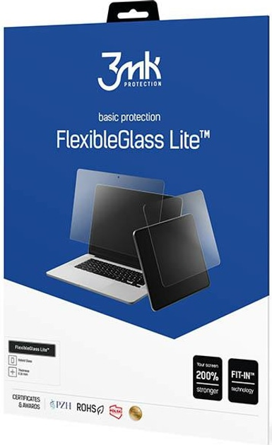 Гібридне скло 3MK FlexibleGlass Lite для Onyx Boox Leaf 2 (5903108512794) - зображення 1