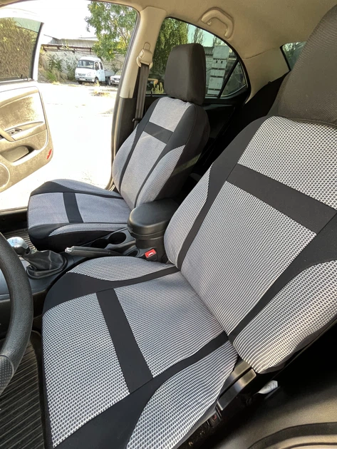 Авточохли Zaz Sens (Сенс) сірі BR-1534 - зображення 2