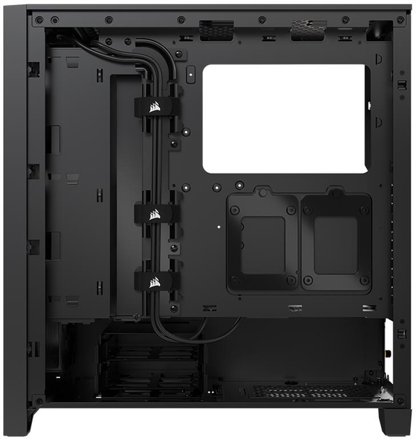 Obudowa Corsair iCUE 4000D RGB AirFlow Czarna (CC-9011240-WW) - obraz 4