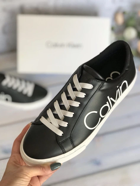 Кеды женские Calvin Klein Cabre Black черные 38 (7.5) 24.5 см (B09F6PQ9ZR) - Фото 3 Кеды женские Calvin Klein Cabre Black черные 38 (7.5) 24.5 см (B09F6PQ9ZR) - изображение 3