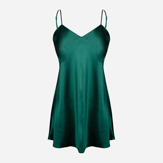 Koszula nocna damska satynowa DKaren Slip Karen XS Green (5901780648244) - obraz 4