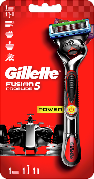 Станок для бритья мужской Gillette Fusion5 ProGlide Power c 1 сменным ...