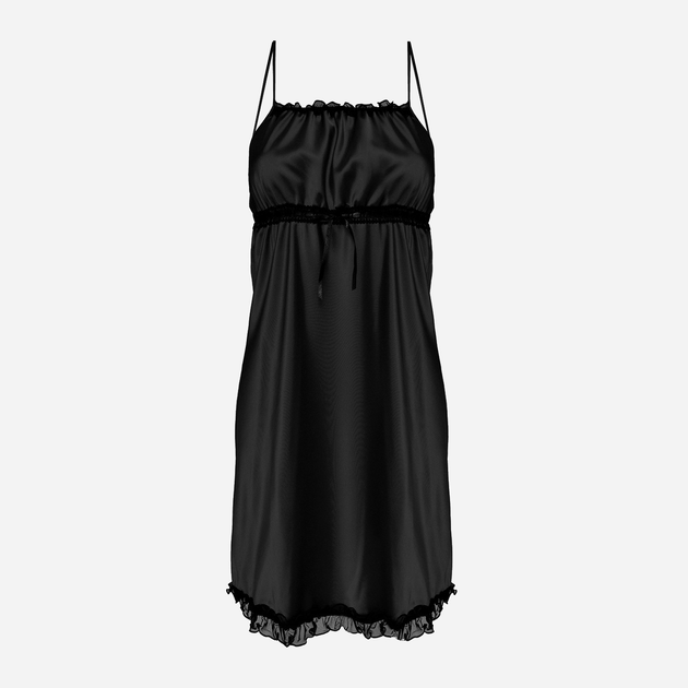 Koszula nocna DKaren Slip Lili M Black (5901780619640) - obraz 1