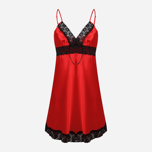 Нічна сорочка жіноча DKaren Slip Peggy XS Червона (5903068505881) - зображення 4