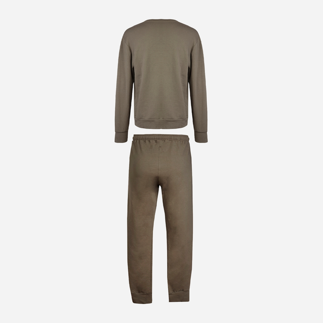 Спортивний костюм чоловічий DKaren Set Justin L Хакі (5903251463394) - зображення 4