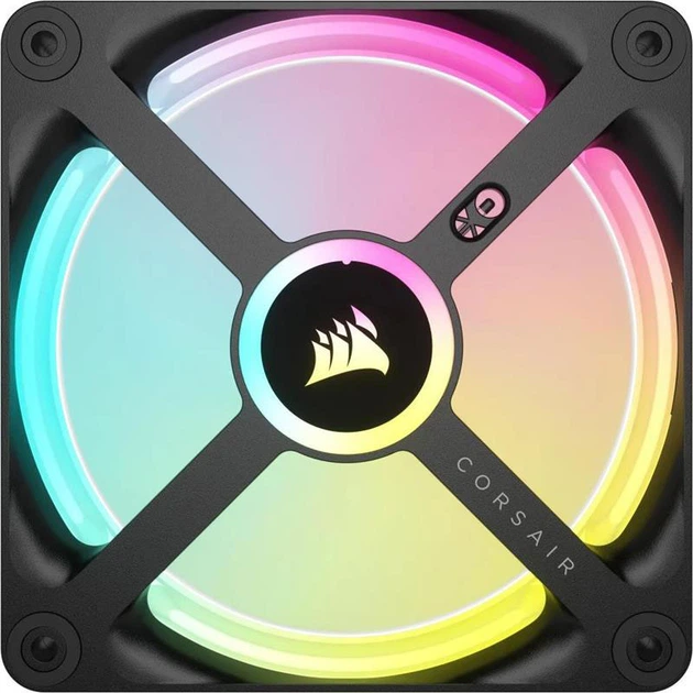 Wentylator Corsair iCUE Link QX120 RGB PWM Black (CO-9051001-WW) - obraz 4